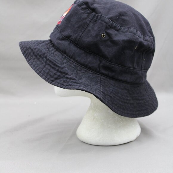 UIC Flames Bucket Hat (VTG) - Black Stitched In Logo - Adult Size XL - Picture 4 of 8